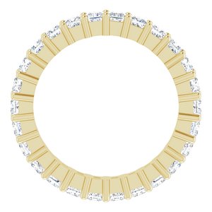 10K Yellow Gold 1 1/6 CTW Lab-Grown Diamond Eternity Band Size 4