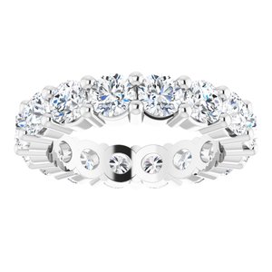 Platinum 2 1/2 CTW Lab-Grown Diamond Eternity Band Size 4