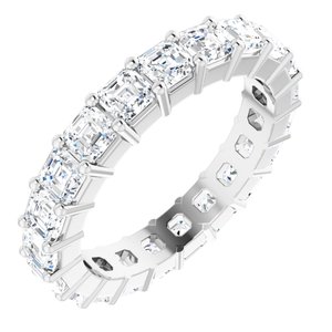 Platinum 2 1/8 CTW Lab-Grown Diamond Eternity Band Size 4