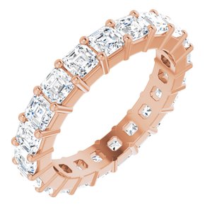 14K Rose Gold 2 1/8 CTW Lab-Grown Diamond Eternity Band Size 4