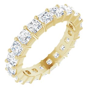 14K Yellow Gold 2 1/8 CTW Lab-Grown Diamond Eternity Band Size 4