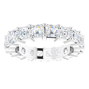Platinum 2 7/8 CTW Lab-Grown Diamond Eternity Band Size 4