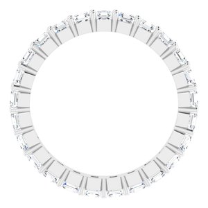 Platinum 1 1/4 CTW Lab-Grown Diamond Eternity Band Size 4