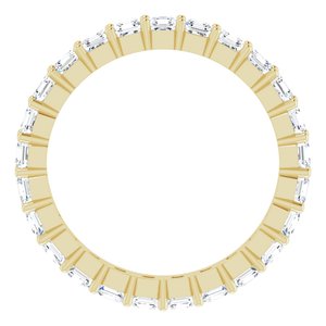 14K Yellow Gold 1 1/4 CTW Lab-Grown Diamond Eternity Band Size 4
