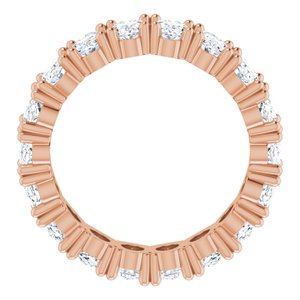 10K Rose Gold 4 5/8 CTW Natural Diamond Eternity Band Size 4