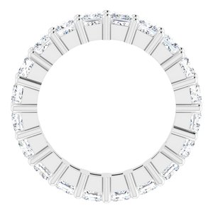 Platinum 2 1/5 CTW Lab-Grown Diamond Eternity Band Size 4