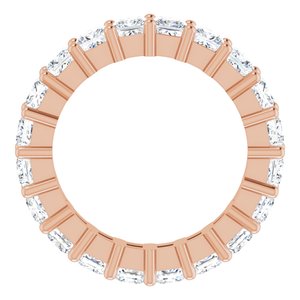 14K Rose Gold 2 1/5 CTW Lab-Grown Diamond Eternity Band Size 4