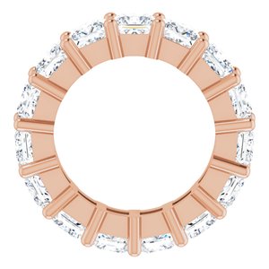 10K Rose Gold 6 CTW Lab-Grown Diamond Eternity Band Size 4