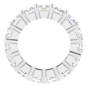 Platinum 6 CTW Lab-Grown Diamond Eternity Band Size 4