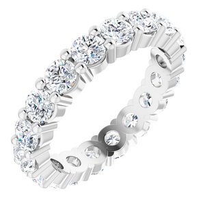 10K White Gold 1 5/8 CTW Lab-Grown Diamond Eternity Band Size 4.25
