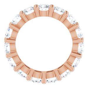 14K Rose Gold 3 5/8 CTW Lab-Grown Diamond Eternity Band Size 4