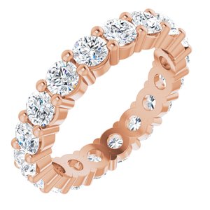 10K Rose Gold 1 5/8 CTW Lab-Grown Diamond Eternity Band Size 4