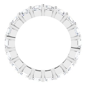 Platinum 2 7/8 CTW Lab-Grown Diamond Eternity Band Size 4