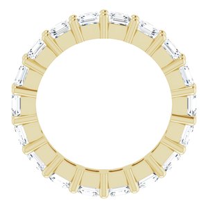 14K Yellow Gold 2 7/8 CTW Lab-Grown Diamond Eternity Band Size 4
