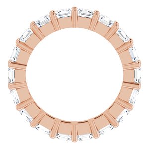 14K Rose Gold 2 7/8 CTW Lab-Grown Diamond Eternity Band Size 4