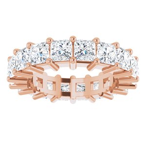 10K Rose Gold 3 5/8 CTW Lab-Grown Diamond Eternity Band Size 4