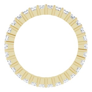 10K Yellow Gold 1 CTW Lab-Grown Diamond Eternity Band Size 4.25