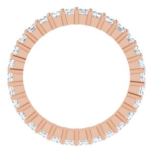 10K Rose Gold 1 CTW Lab-Grown Diamond Eternity Band Size 4.25