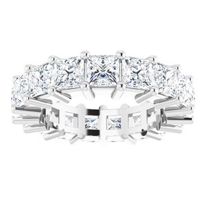 10K White Gold 4 1/4 CTW Lab-Grown Diamond Eternity Band Size 4