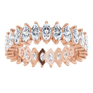 14K Rose Gold 1 3/4 CTW Natural Diamond Eternity Band Size 4