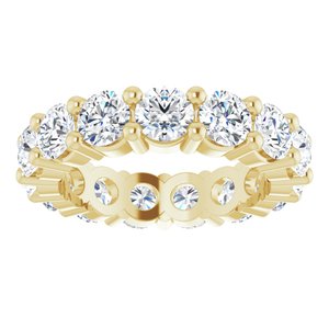 14K Yellow Gold 3 5/8 CTW Lab-Grown Diamond Eternity Band Size 4