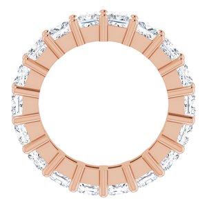 10K Rose Gold 3 5/8 CTW Lab-Grown Diamond Eternity Band Size 4