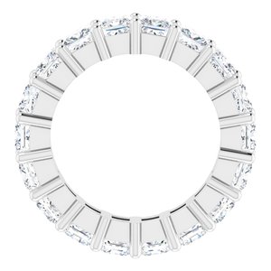 10K White Gold 3 5/8 CTW Lab-Grown Diamond Eternity Band Size 4