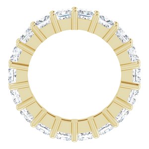 10K Yellow Gold 3 5/8 CTW Lab-Grown Diamond Eternity Band Size 4