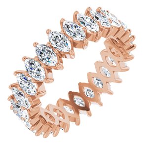 14K Rose Gold 1 3/4 CTW Natural Diamond Eternity Band Size 4