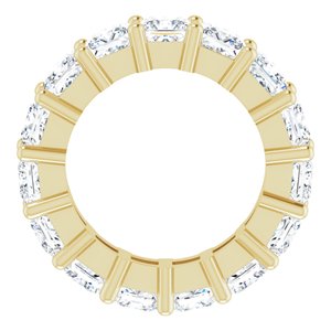 10K Yellow Gold 6 CTW Lab-Grown Diamond Eternity Band Size 4.25