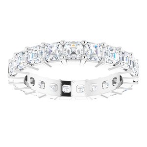 Platinum 2 1/8 CTW Lab-Grown Diamond Eternity Band Size 4