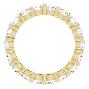 10K Yellow Gold 1 5/8 CTW Lab-Grown Diamond Eternity Band Size 4