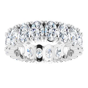 Platinum 3 1/4 CTW Lab-Grown Diamond Eternity Band Size 4.25