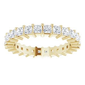 10K Yellow Gold 1 1/6 CTW Lab-Grown Diamond Eternity Band Size 4