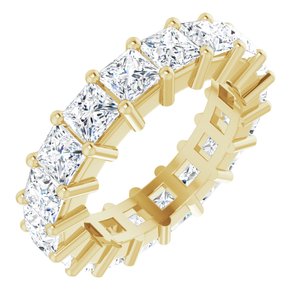 10K Yellow Gold 3 5/8 CTW Lab-Grown Diamond Eternity Band Size 4