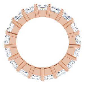 10K Rose Gold 4 1/4 CTW Natural Diamond Eternity Band Size 4