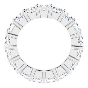 10K White Gold 4 1/4 CTW Natural Diamond Eternity Band Size 4
