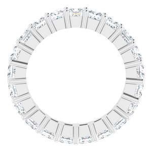 10K White Gold 2 1/3 CTW Lab-Grown Diamond Eternity Band Size 4.25