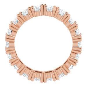 10K Rose Gold 3 1/4 CTW Lab-Grown Diamond Eternity Band Size 4.5