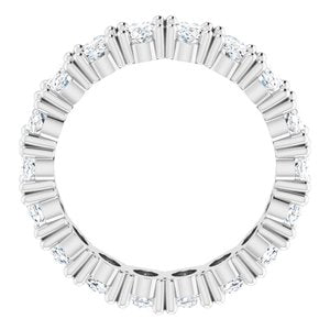 10K White Gold 3 1/4 CTW Lab-Grown Diamond Eternity Band Size 4.5