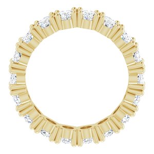 10K Yellow Gold 3 1/4 CTW Lab-Grown Diamond Eternity Band Size 4.5