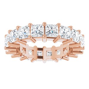 10K Rose Gold 3 5/8 CTW Lab-Grown Diamond Eternity Band Size 4.5