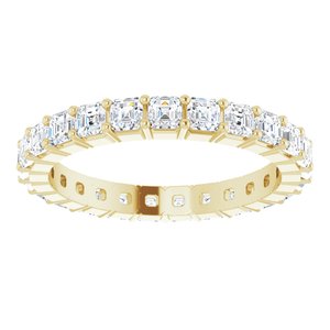 14K Yellow Gold 1 1/4 CTW Lab-Grown Diamond Eternity Band Size 4