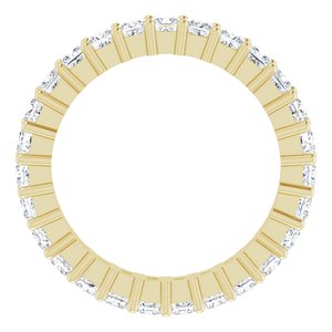 10K Yellow Gold 1 1/5 CTW Lab-Grown Diamond Eternity Band Size 4.25