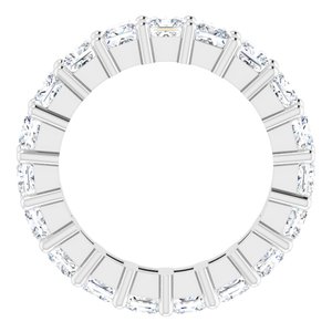 10K White Gold 3 1/8 CTW Lab-Grown Diamond Eternity Band Size 4.25