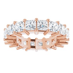 10K Rose Gold 3 5/8 CTW Lab-Grown Diamond Eternity Band Size 4.25
