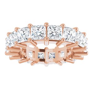 10K Rose Gold 4 1/2 CTW Lab-Grown Diamond Eternity Band Size 4.25