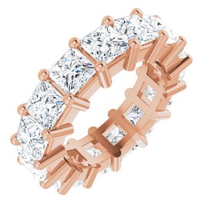 10K Rose Gold 6 CTW Lab-Grown Diamond Eternity Band Size 4.25