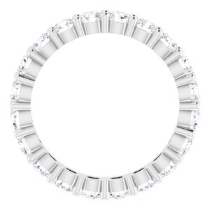 10K White Gold 1 5/8 CTW Lab-Grown Diamond Eternity Band Size 4.75