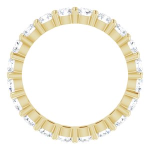 10K Yellow Gold 1 5/8 CTW Lab-Grown Diamond Eternity Band Size 4.75